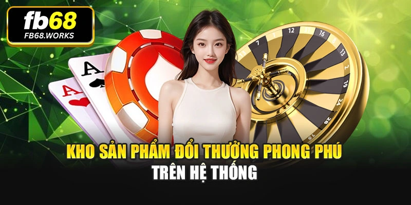 Kho sản phẩm đổi thưởng phong phú trên hệ thống