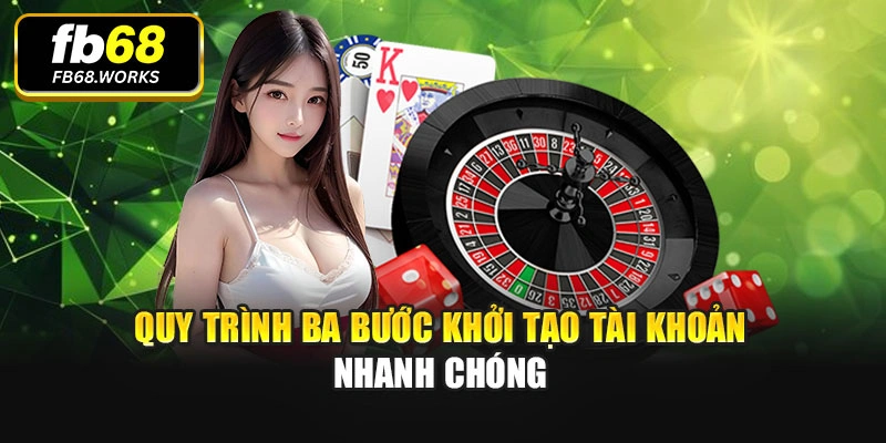 Quy trình ba bước khởi tạo tài khoản nhanh chóng